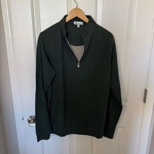 Men’s Green Peter Millar Crown Comfort 1/4 Zip Phoenix Open